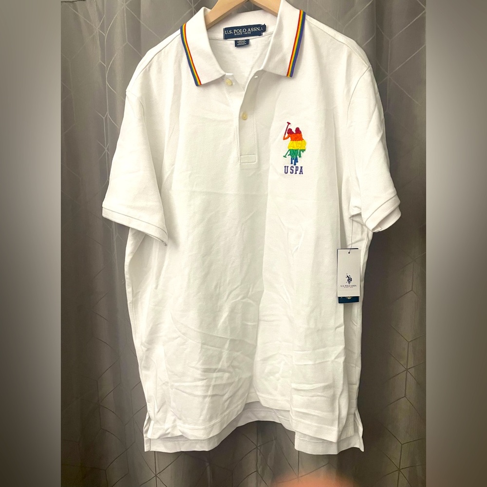 U.S Polo ASSN. short sleeve shirt new with tags size Large